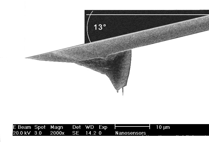 IMG-Side view SEM image of high aspect ratio AR5T AFM tip